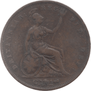 1854 PENNY ( FINE ) - Penny - Cambridgeshire Coins