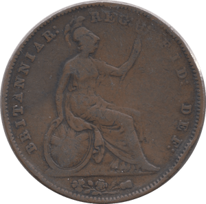 1854 PENNY ( FINE ) - Penny - Cambridgeshire Coins