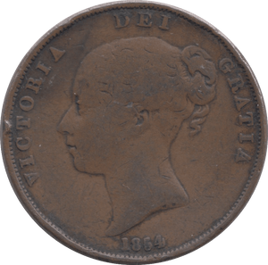 1854 PENNY ( FINE ) - Penny - Cambridgeshire Coins