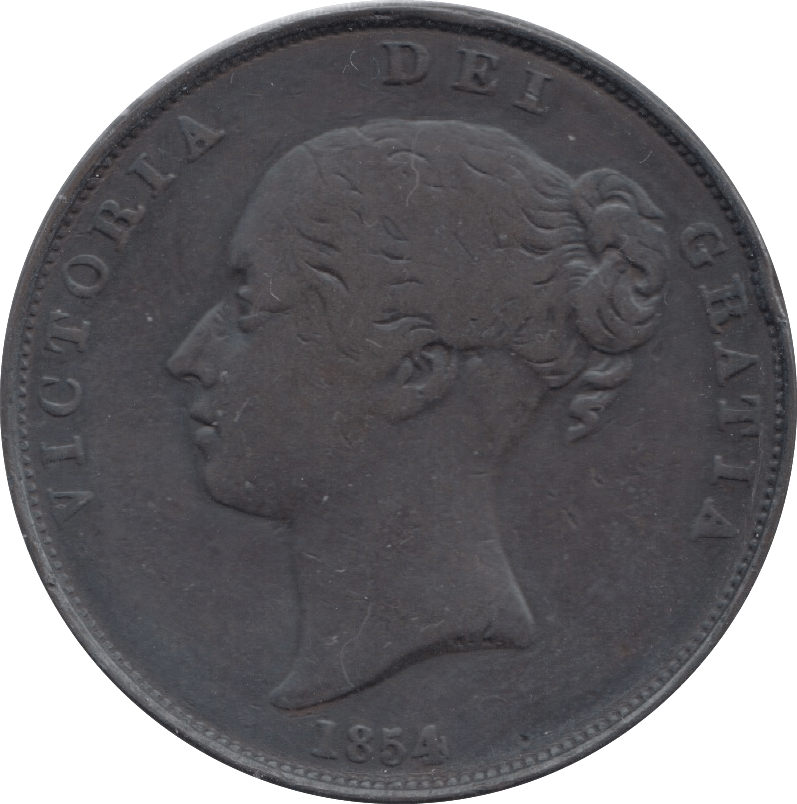 1854 PENNY ( GF ) 9 - Penny - Cambridgeshire Coins