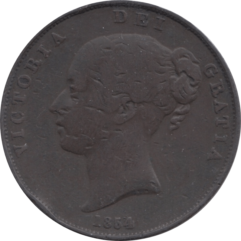 1854 PENNY ( GF ) - Penny - Cambridgeshire Coins