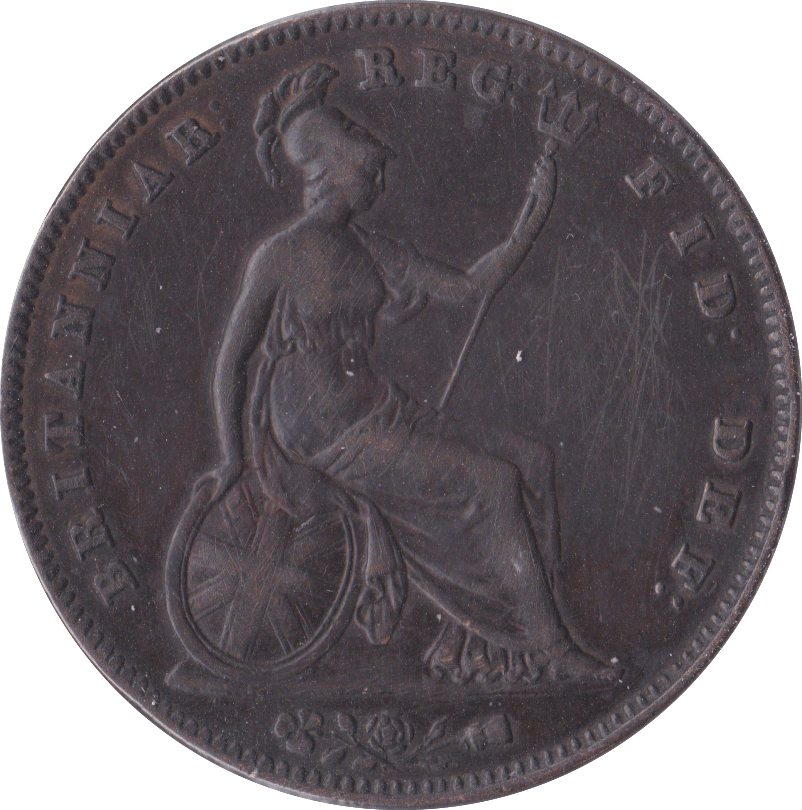 1854 PENNY ( GVF ) A - Penny - Cambridgeshire Coins