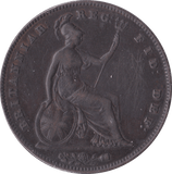 1854 PENNY ( GVF ) A - Penny - Cambridgeshire Coins