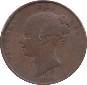 1854 PENNY ( NF ) 3 - Penny - Cambridgeshire Coins