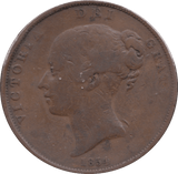 1854 PENNY ( NF ) 3 - Penny - Cambridgeshire Coins