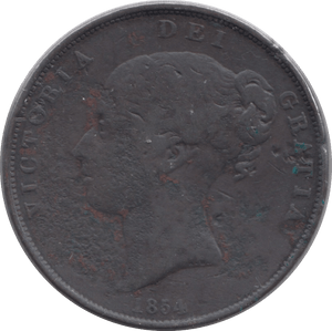 1854 PENNY ( NF ) - Penny - Cambridgeshire Coins