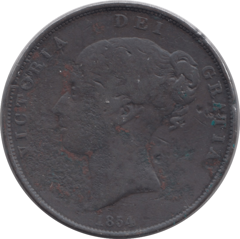 1854 PENNY ( NF ) - Penny - Cambridgeshire Coins