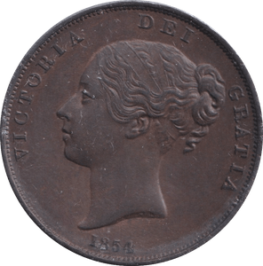 1854 PENNY ( UNC ) - Penny - Cambridgeshire Coins