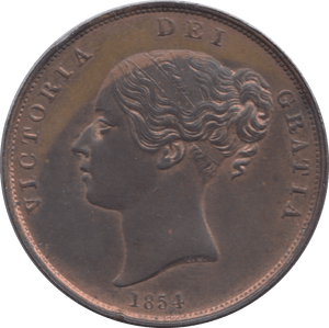 1854 PENNY ( UNC ) - Penny - Cambridgeshire Coins