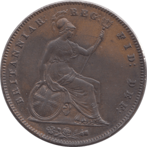 1854 PENNY ( UNC ) - Penny - Cambridgeshire Coins