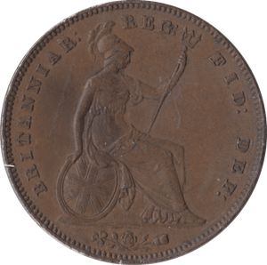 1854 PENNY ( VF ) 3 - Penny - Cambridgeshire Coins