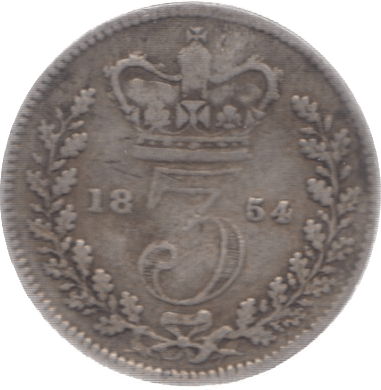 1854 THREEPENCE 2 ( FAIR ) - Threepence - Cambridgeshire Coins