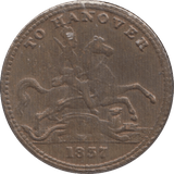 1854 TO HANOVER TOKEN ( VF ) - Token - Cambridgeshire Coins