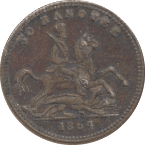 1854 TO HANOVER TOKEN - Token - Cambridgeshire Coins