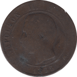 1855 10 CENTIMES FRANCE - WORLD COINS - Cambridgeshire Coins