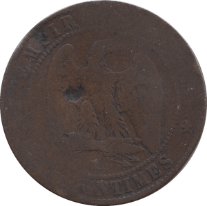 1855 10 CENTIMES FRANCE - WORLD COINS - Cambridgeshire Coins