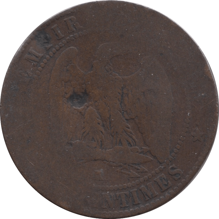1855 10 CENTIMES FRANCE - WORLD COINS - Cambridgeshire Coins