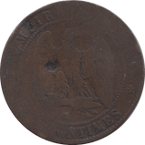 1855 10 CENTIMES FRANCE - WORLD COINS - Cambridgeshire Coins