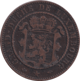 1855 10 CENTIMES LUXENBURG - WORLD COINS - Cambridgeshire Coins