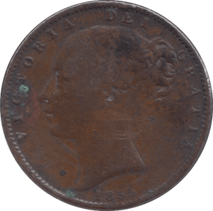1855 FARTHING ( GF ) - Farthing - Cambridgeshire Coins