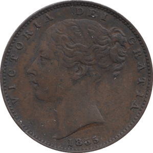 1855 FARTHING ( GVF ) 1 - Farthing - Cambridgeshire Coins