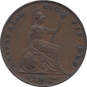 1855 FARTHING ( GVF ) 1 - Farthing - Cambridgeshire Coins