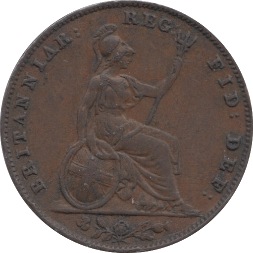 1855 FARTHING ( GVF ) 1 - Farthing - Cambridgeshire Coins