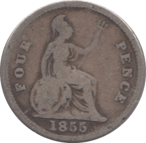 1855 FOURPENCE ( FAIR ) 8 - Fourpence - Cambridgeshire Coins