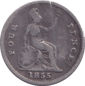1855 FOURPENCE ( FAIR ) - Fourpence - Cambridgeshire Coins