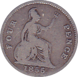 1855 FOURPENCE ( FAIR ) - Fourpence - Cambridgeshire Coins