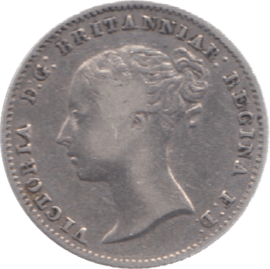 1855 FOURPENCE ( FINE ) 23 - Fourpence - Cambridgeshire Coins