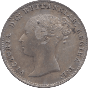 1855 FOURPENCE ( GVF ) - Fourpence - Cambridgeshire Coins