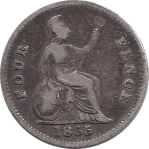 1855 FOURPENCE ( NF ) 1 - Fourpence - Cambridgeshire Coins