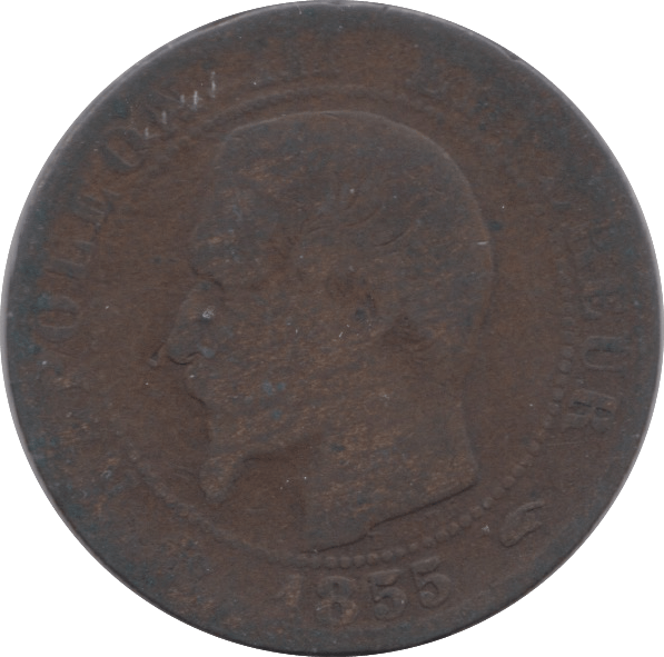 1855 FRANCE 5 CENTIMES - Cambridgeshire Coins