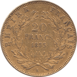 1855 GOLD FRANCE 20 FRANCS - Gold World Coins - Cambridgeshire Coins