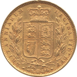 1855 GOLD SOVEREIGN ( GVF ) REF 2 SHIELD BACK - Sovereign - Cambridgeshire Coins