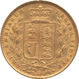 1855 GOLD SOVEREIGN ( GVF ) REF 2 SHIELD BACK - Sovereign - Cambridgeshire Coins