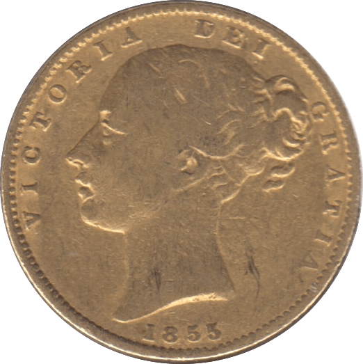 1855 GOLD SOVEREIGN ( VF ) - Sovereign - Cambridgeshire Coins