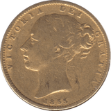 1855 GOLD SOVEREIGN ( VF ) - Sovereign - Cambridgeshire Coins