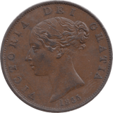 1855 HALFPENNY ( AUNC ) 23 - Halfpenny - Cambridgeshire Coins