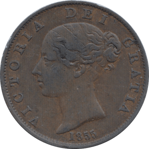 1855 HALFPENNY ( EF ) 1 - Halfpenny - Cambridgeshire Coins