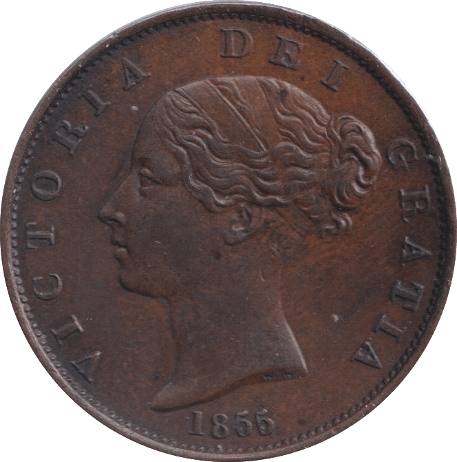 1855 HALFPENNY ( EF ) - Halfpenny - Cambridgeshire Coins