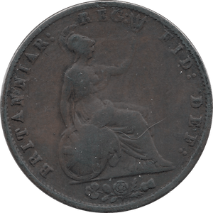 1855 HALFPENNY ( FINE ) 1 - Halfpenny - Cambridgeshire Coins