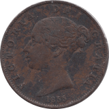 1855 HALFPENNY ( FINE ) - Halfpenny - Cambridgeshire Coins