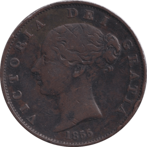 1855 HALFPENNY ( GF ) - Halfpenny - Cambridgeshire Coins