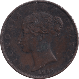 1855 HALFPENNY ( GF ) - Halfpenny - Cambridgeshire Coins