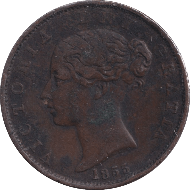1855 HALFPENNY ( GF ) - Halfpenny - Cambridgeshire Coins