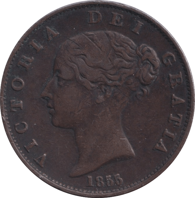 1855 HALFPENNY ( GF ) - Halfpenny - Cambridgeshire Coins