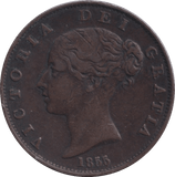1855 HALFPENNY ( GF ) - Halfpenny - Cambridgeshire Coins