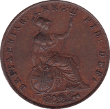 1855 HALFPENNY ( GVF ) B - Halfpenny - Cambridgeshire Coins